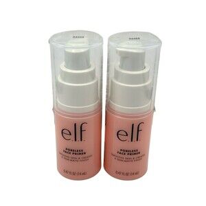 2 e.l.f. Poreless Face Primer Semi-Matte Finish Glow Smooth Skin Vegan ELF